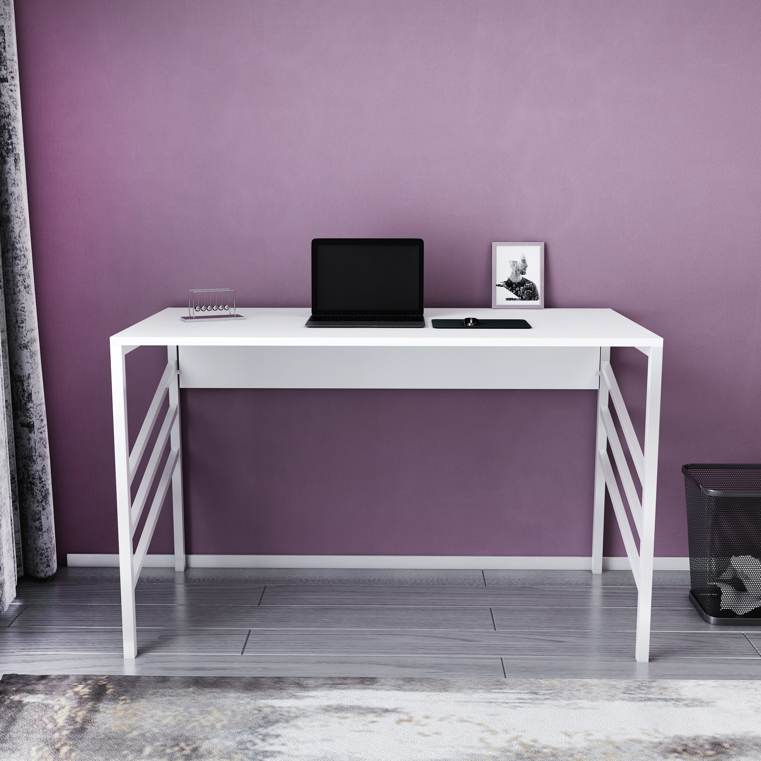 Josephine Desk - Modern Home Office Desk with Storage, Perfect for Small Spaces & Remote Work | Study, Writing & Workspace Solution