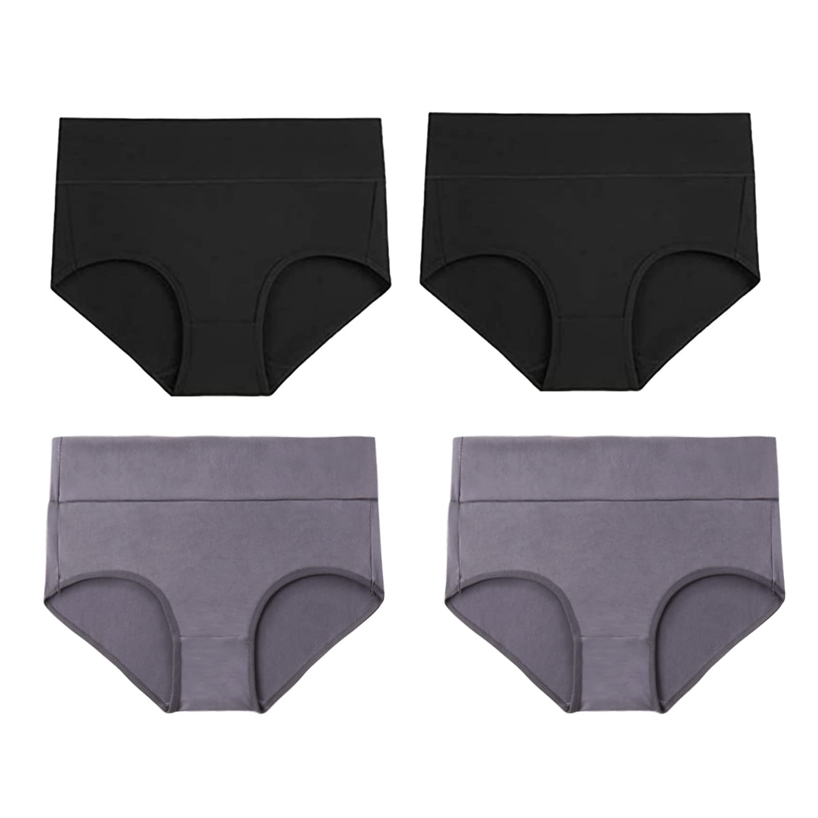 Soft Cotton Full Coverage High Waisted Panties for Women - Stretch Comfort Underwear, Plus Size Lingerie | Perfect for Everyday Wear & Postpartum Support