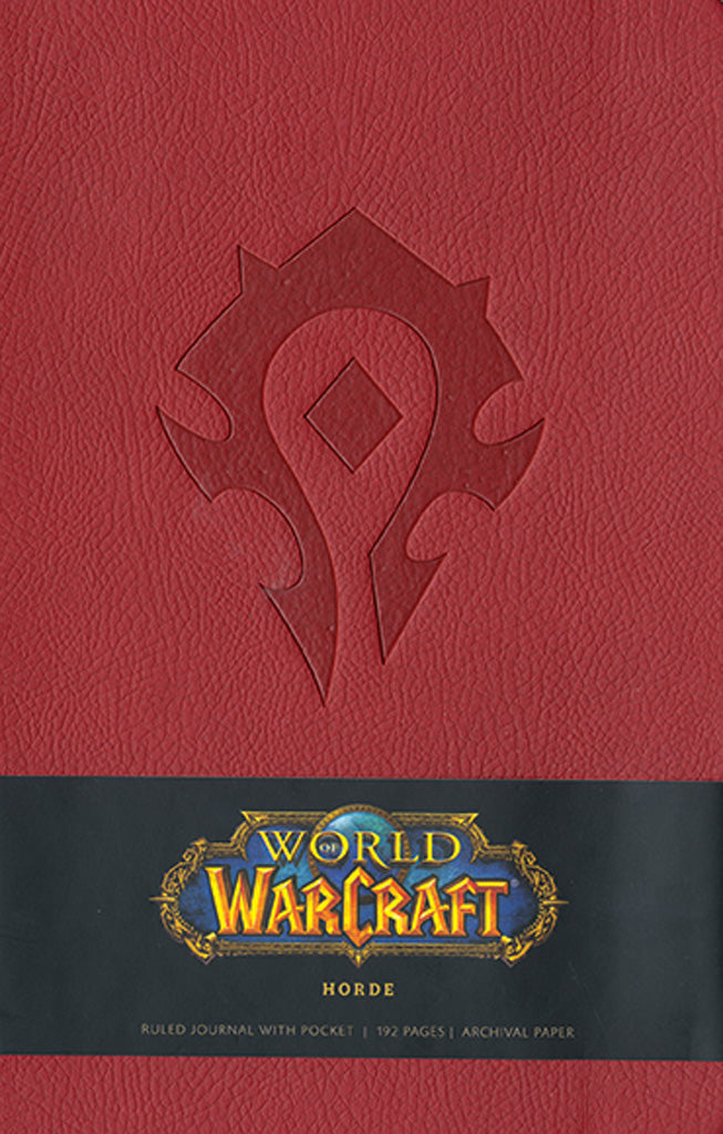 Horde Hardcover Ruled Notebook - Large Lined Journal for World of Warcraft Fans | Perfect for Gaming Notes, Fantasy Writing & Gift Giving