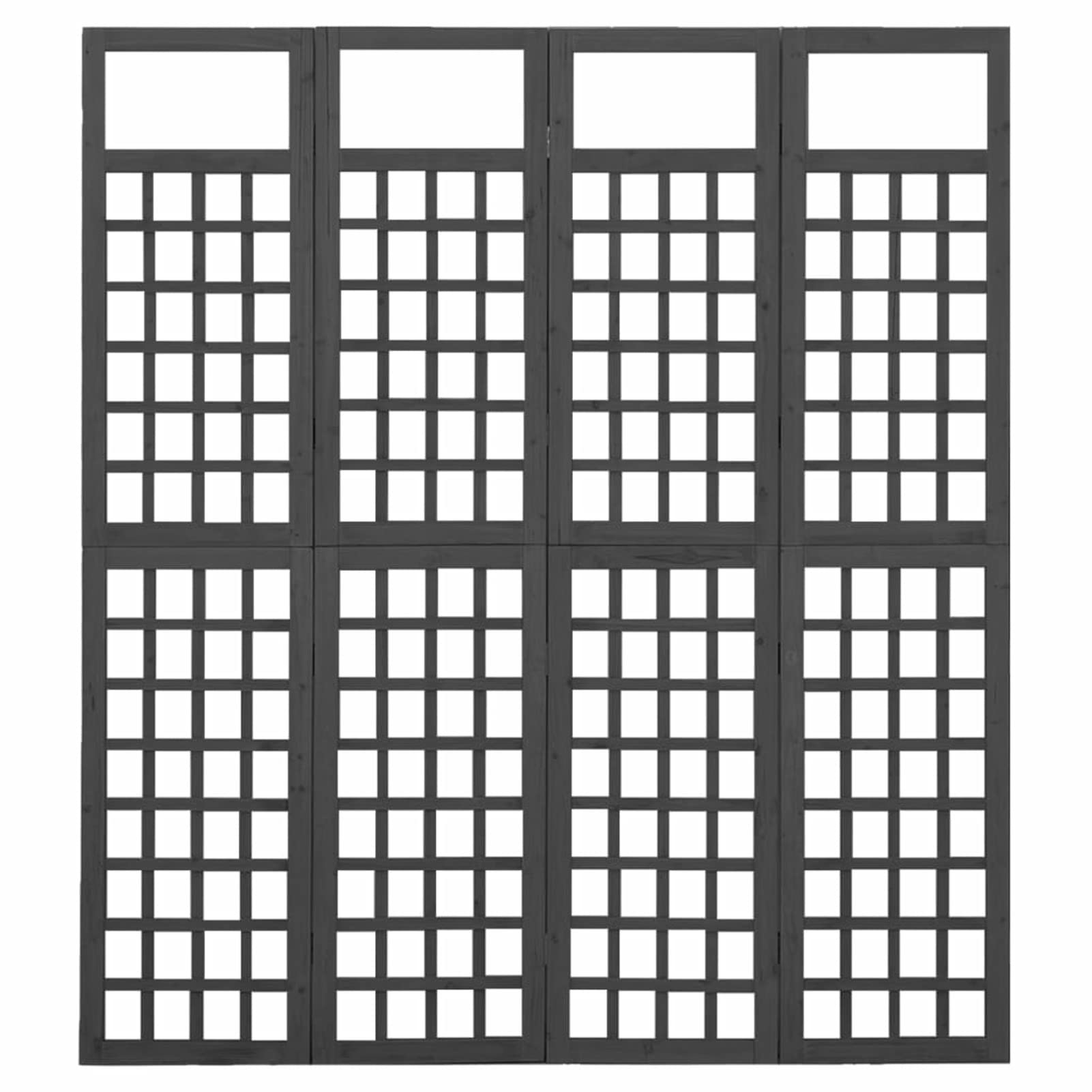 4-Panel Room Divider Screen - 63.4
