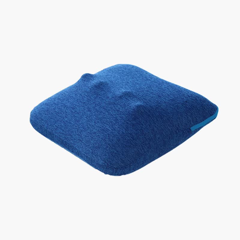 Master Massage Bravo Shiatsu 4D Kneading Deep Tissue Massage Pillow - Dark Blue | Portable Neck & Back Pain Relief for Home, Office & Car Use