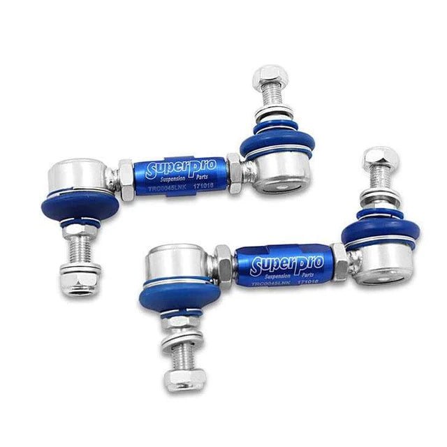 SuperPro Heavy Duty Adjustable Rear Sway Bar Link Kit - 100mm & 120mm Length Options with 10mm Studs (TRC1045) - Perfect for Performance Upgrades, Off-Roading & Enhanced Vehicle Stability