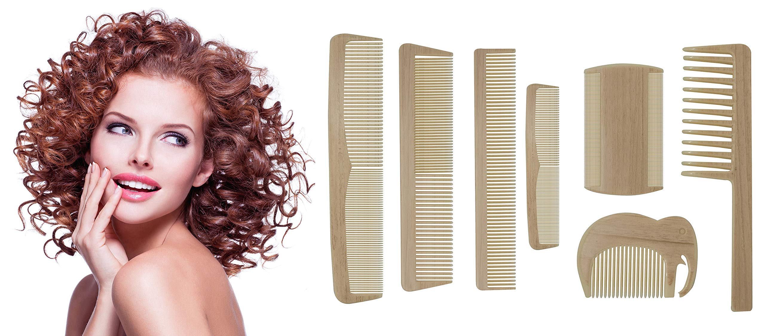 Floral Printed Comb Set for Girls & Boys - Travel & Home Hair Care Essential for Kids, Perfect for School, Parties & Daily Grooming