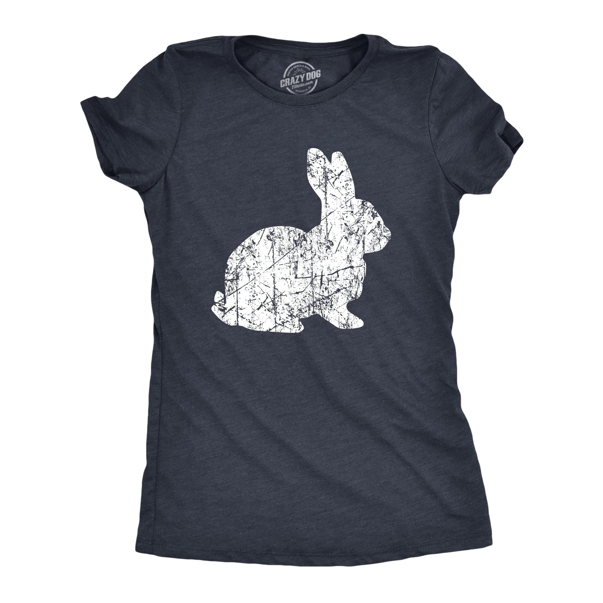 Funny Easter Bunny T-Shirts for Women - Cute Bunny Graphic Tees - Perfect for Easter Parties, Egg Hunts & Spring Outfits
