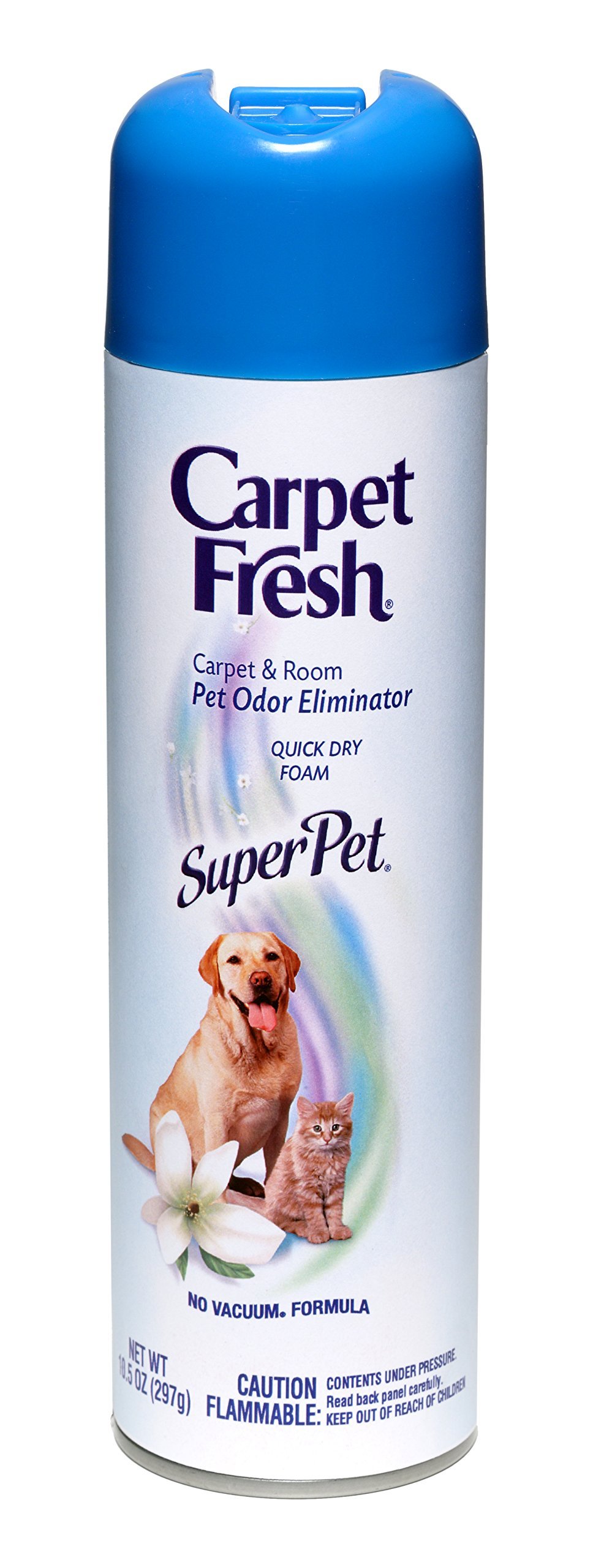 Carpet Fresh 10 oz No-Vacuum Super Pet Odor Eliminator - Fresh Scent Carpet Deodorizer for Dogs & Cats - Instantly Neutralizes Pet Odors Between Vacuuming (Pack of 1) | Ideal for Living Rooms, Bedrooms & Pet Areas