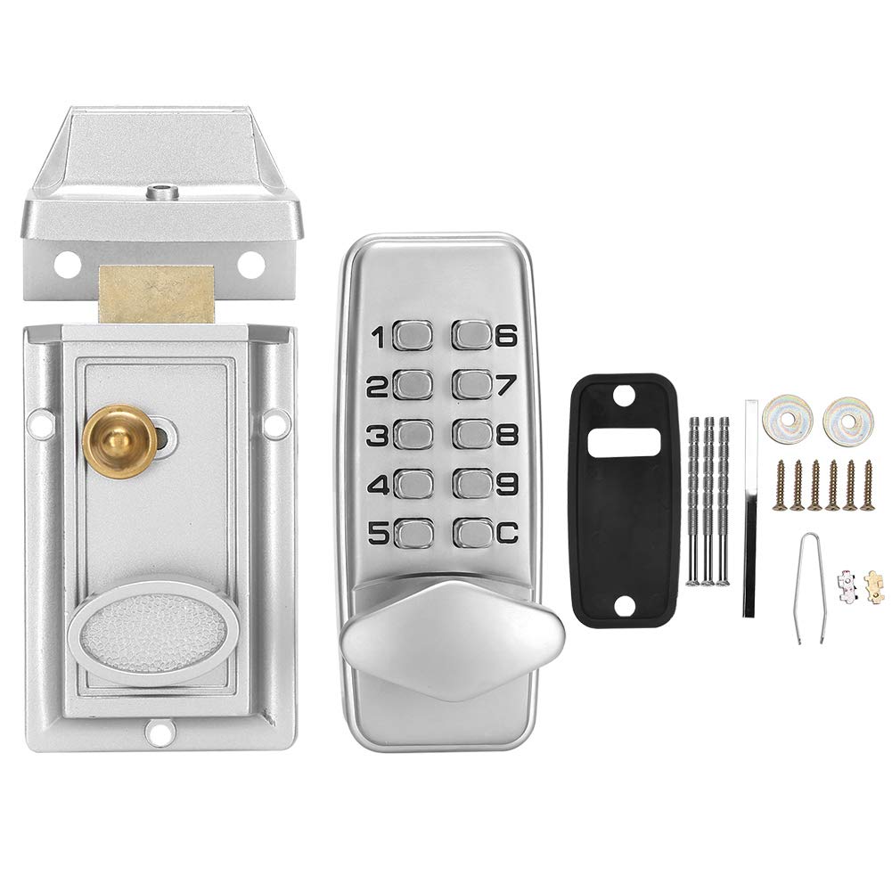 Alvinlite Mechanical Code Lock - Keyless Entry Digital Keypad Deadbolt for Home, Office & Apartment | Secure & Convenient Door Lock for Front Door, Garage & Storage Rooms