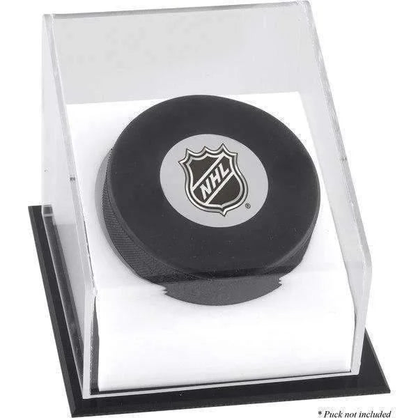 Premium Hockey Puck Display Case - Showcase & Protect Your Collectible Hockey Pucks - Perfect for Home, Office, or Sports Memorabilia Collections