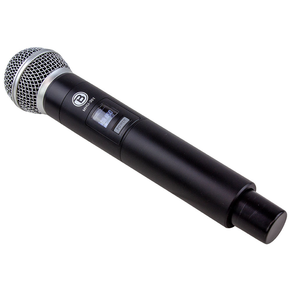 Blastking MHU301 Professional UHF DSP Wireless Microphone System with Crystal Clear Sound - Ideal for Karaoke, Live Performances, and Public Speaking Events