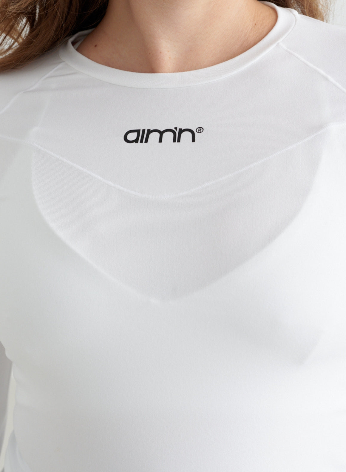 Soft White Maternity Long Sleeve Shirt - Comfortable Stretch Cotton Top for Pregnant Women - Perfect for Work, Casual Wear & Pregnancy Photos