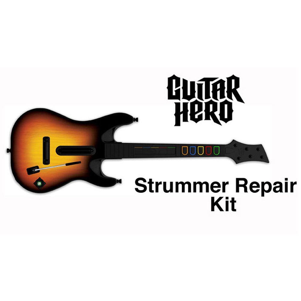 MPF Products Guitar Hero World Tour GHWT Guitar Strummer Switch Repair Kit (2 Strum Switches) - Replacement Compatible with XBOX 360, PS2, PS3, Wii - Perfect for DIY Guitar Controller Repairs & Game Accessory Maintenance