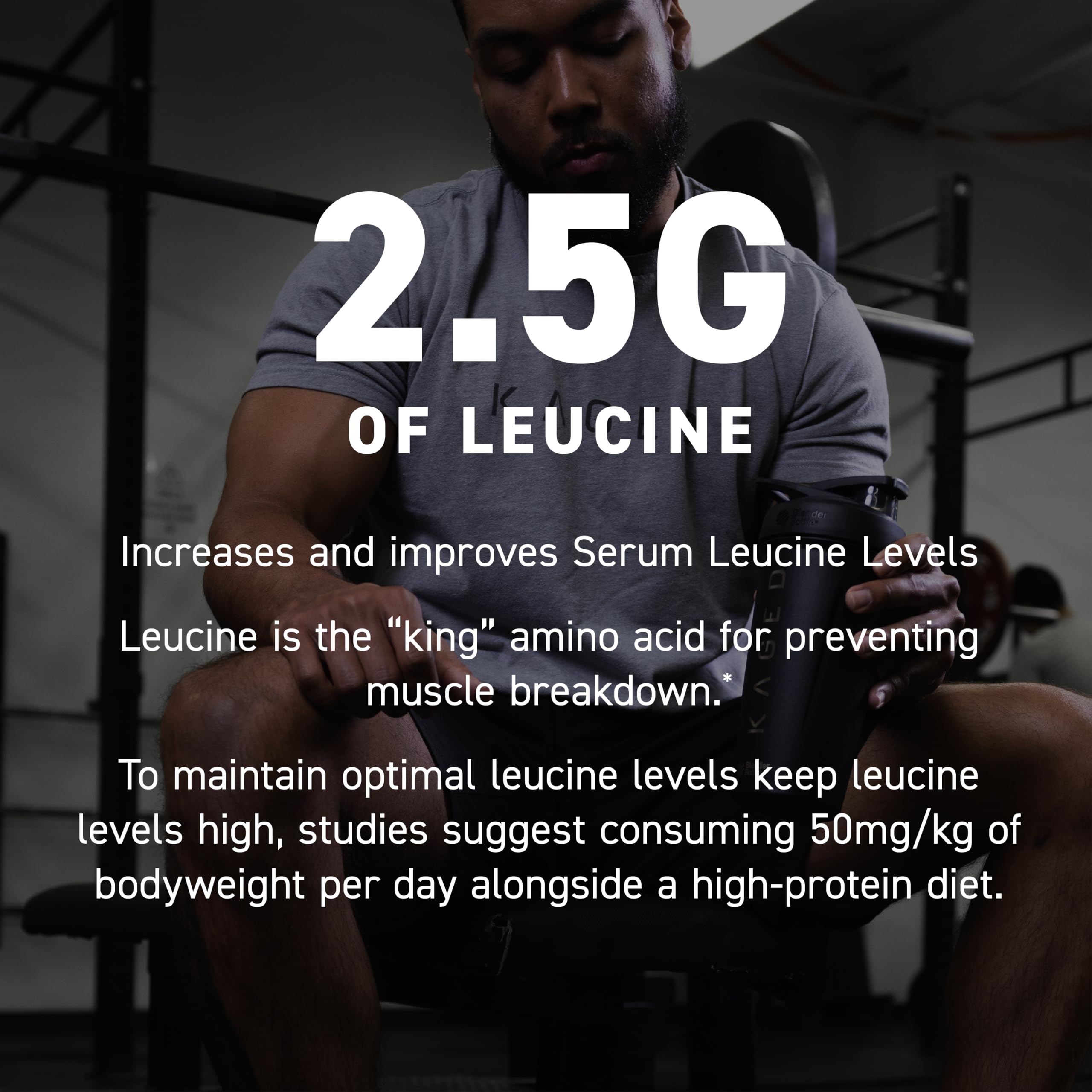 Kaged BCAAs Amino Acid Powder - 5g BCAA per Serving, Fermented & Plant-Based Vegan Branched Chain Amino Acid Supplement, Unflavored, 72 Servings for Men - Ideal for Post-Workout Recovery & Muscle Growth