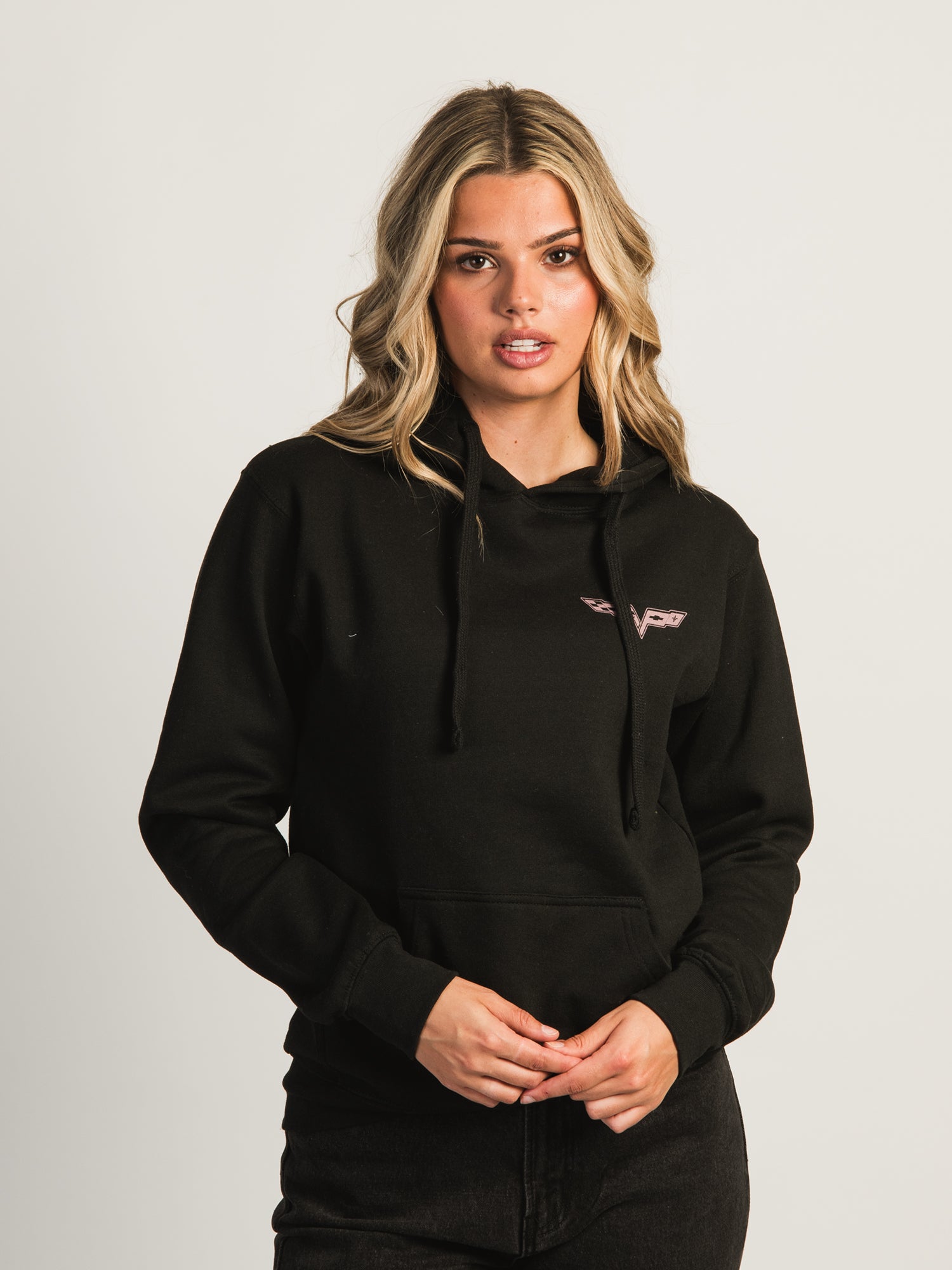 Chevy Corvette Pullover Hoodie for Men & Women - Soft Fleece Sweatshirt with Classic Logo - Perfect for Casual Wear, Car Enthusiasts & Gifts