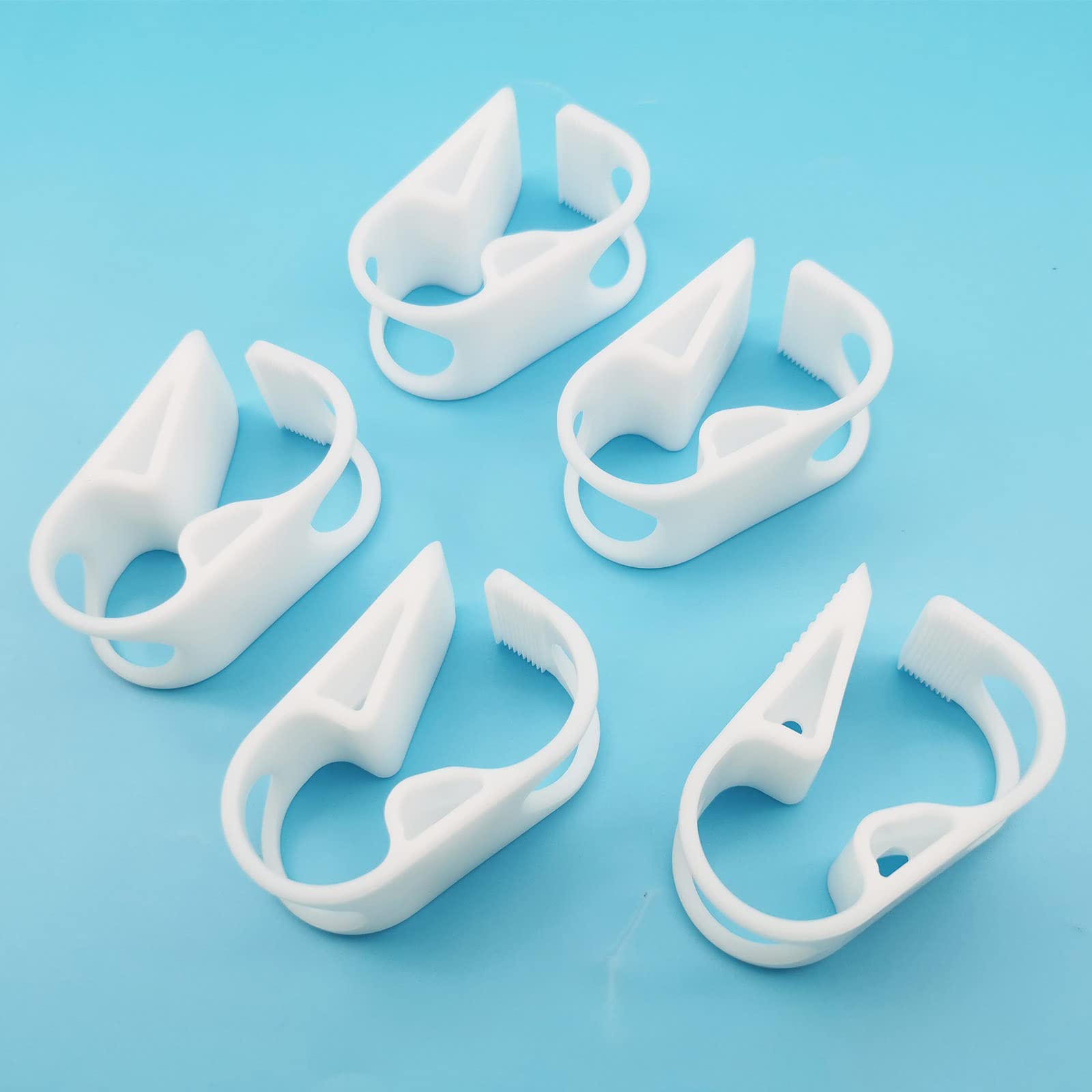 5PC 18-25mm/0.708-1in Heavy Duty Plastic Hose Clamps - Adjustable Flow Control Pinch Valve Clips for Tubing, Laboratory, Industrial & Garden Use - Perfect for Watering Systems, Aquariums and DIY Projects