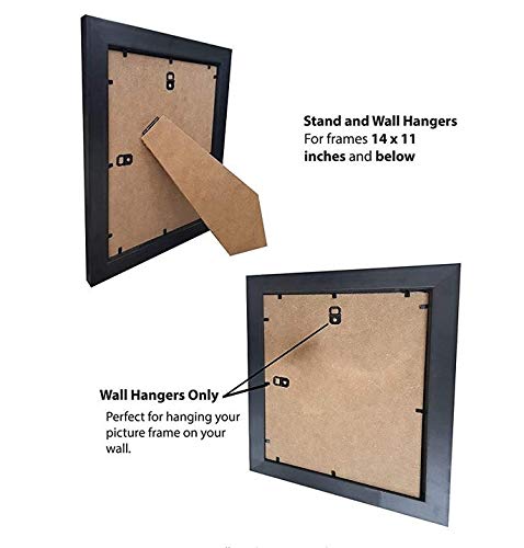FRAMES BY POST Metro Oak Picture Frame - 10x10 Inch Plastic Glass Photo Frame for Wall Display, Home Decor & Office Art - Perfect for Family Photos, Artwork & Certificates