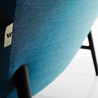 365 North Hug Chair Wendelbo - Modern Lounge Chair for Living Room, Bedroom & Office - Comfortable Scandinavian Design for Relaxing & Reading