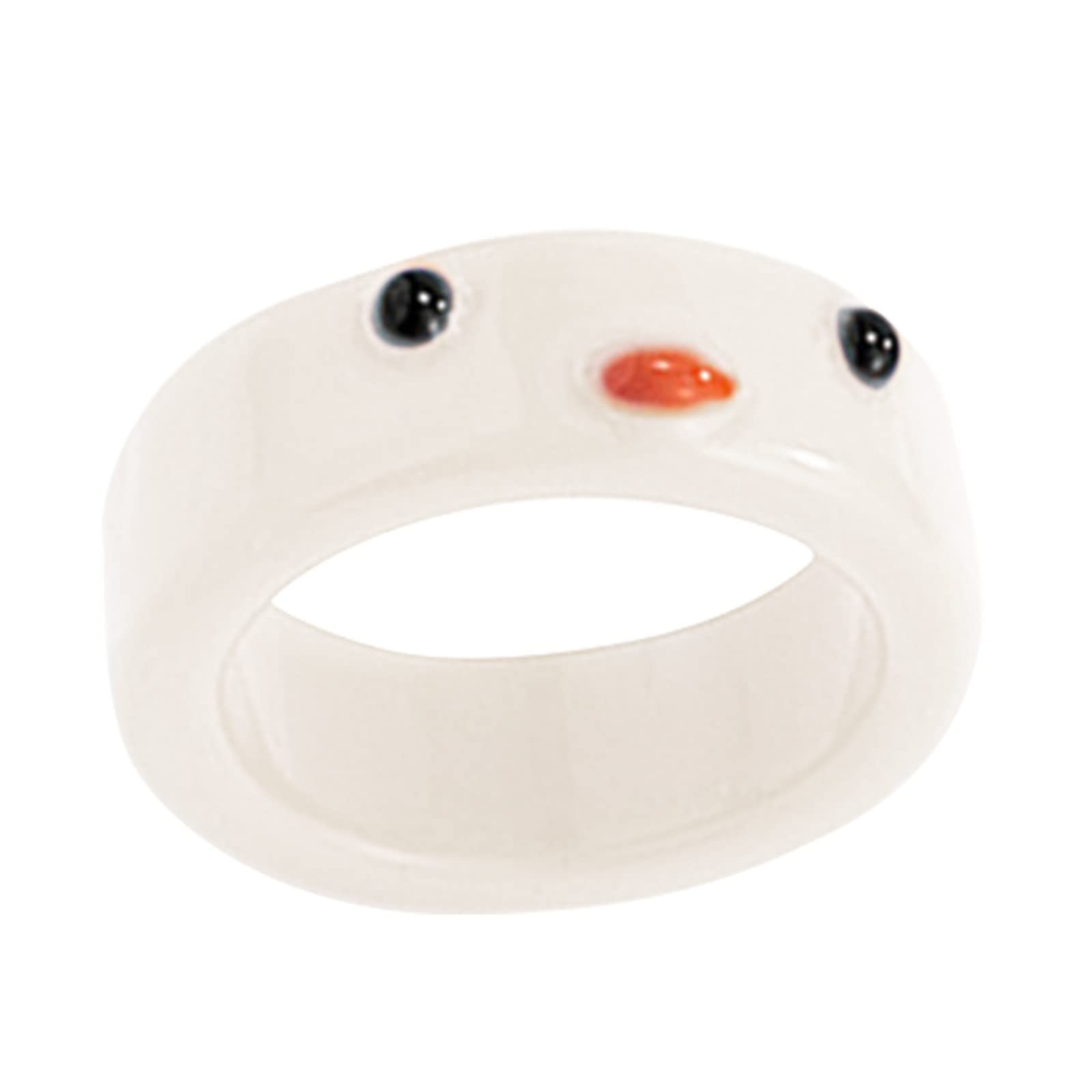 222 Cute Chick Animal Resin Rings for Women - Fashion Jewelry Gifts for Girls, Travel Accessories, Flower Shaped Special Rings (One Size) - Perfect for Parties, Dating, and Everyday Wear