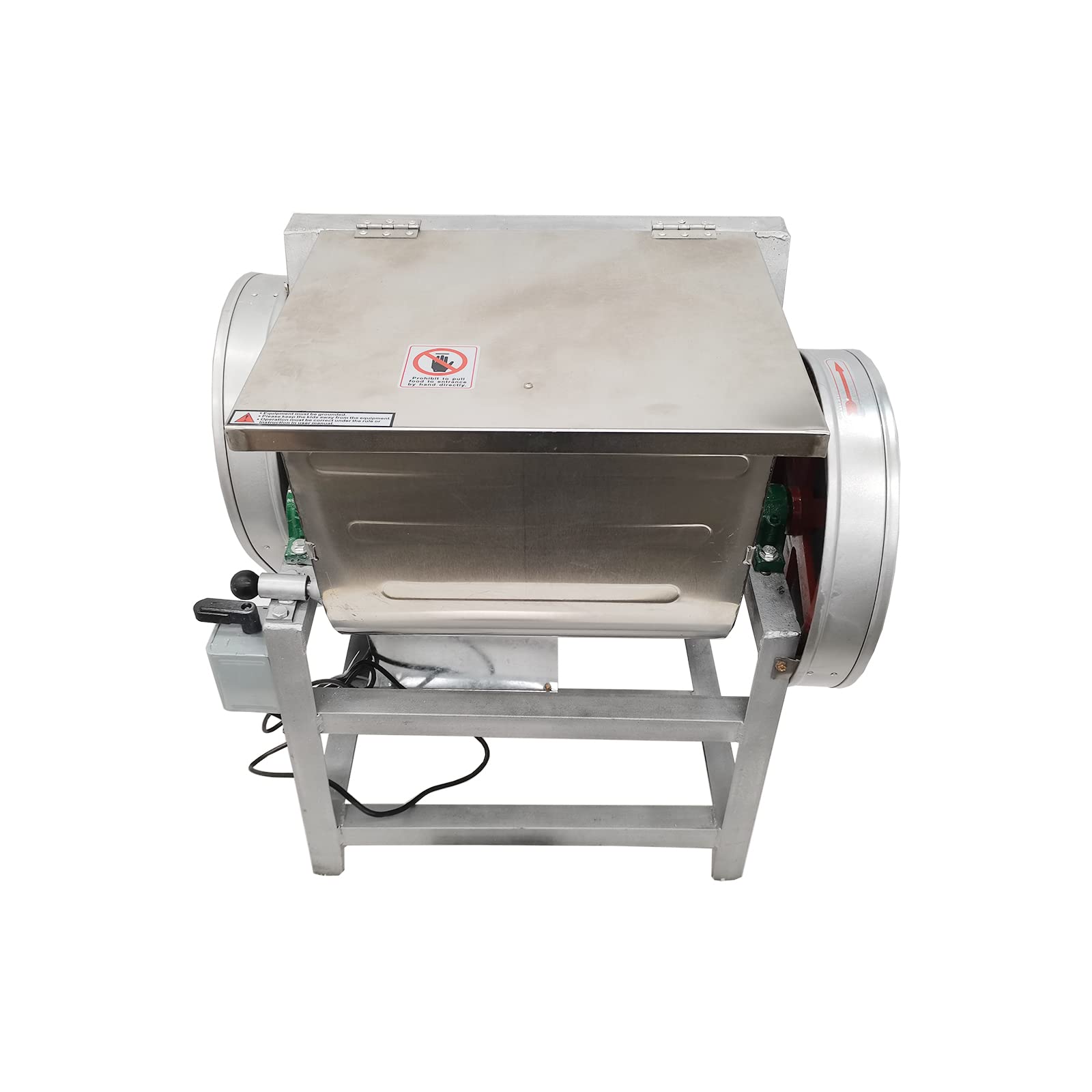 TECHTONGDA 15KG Commercial Electric Dough Mixer - Heavy Duty Stand Mixer with 90° Tilt & 15.5x12x14inch Bowl - Perfect for Pizza Dough, Bread, Pastries - Ideal for Bakeries, Pizzerias, Schools & Restaurants (110V)