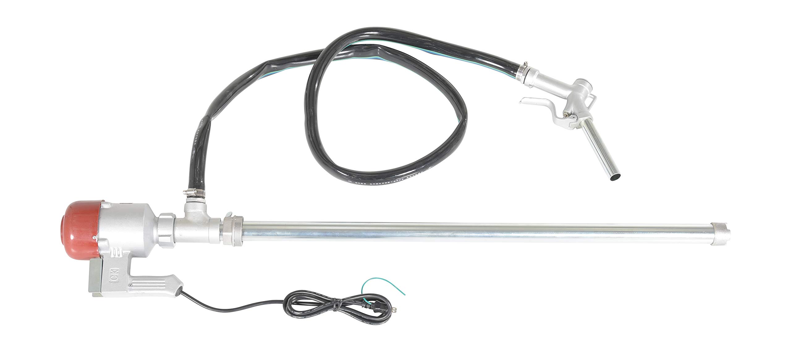 Vestil EDP 115V Electric Drum Pump - Portable Liquid Transfer Pump for Oil, Fuel, Chemicals - Ideal for Industrial, Warehouse & Automotive Use