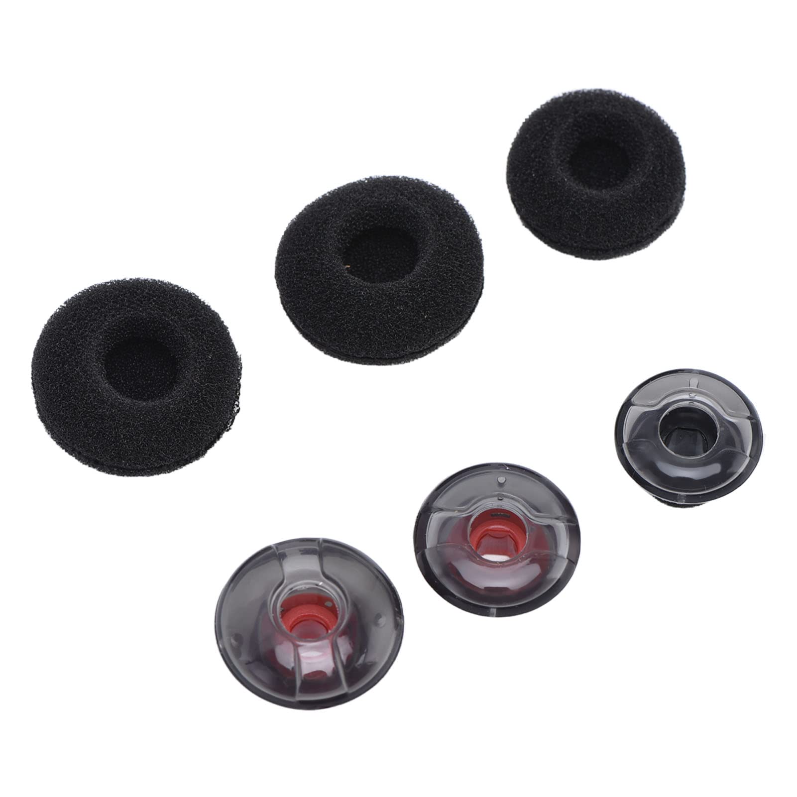 Aqur2020 Replacement Eartips for V5200 Headphones - Soft Silicone, Skin-Friendly, Durable & Waterproof Ear Bud Tips for Jogging, Running & Workouts