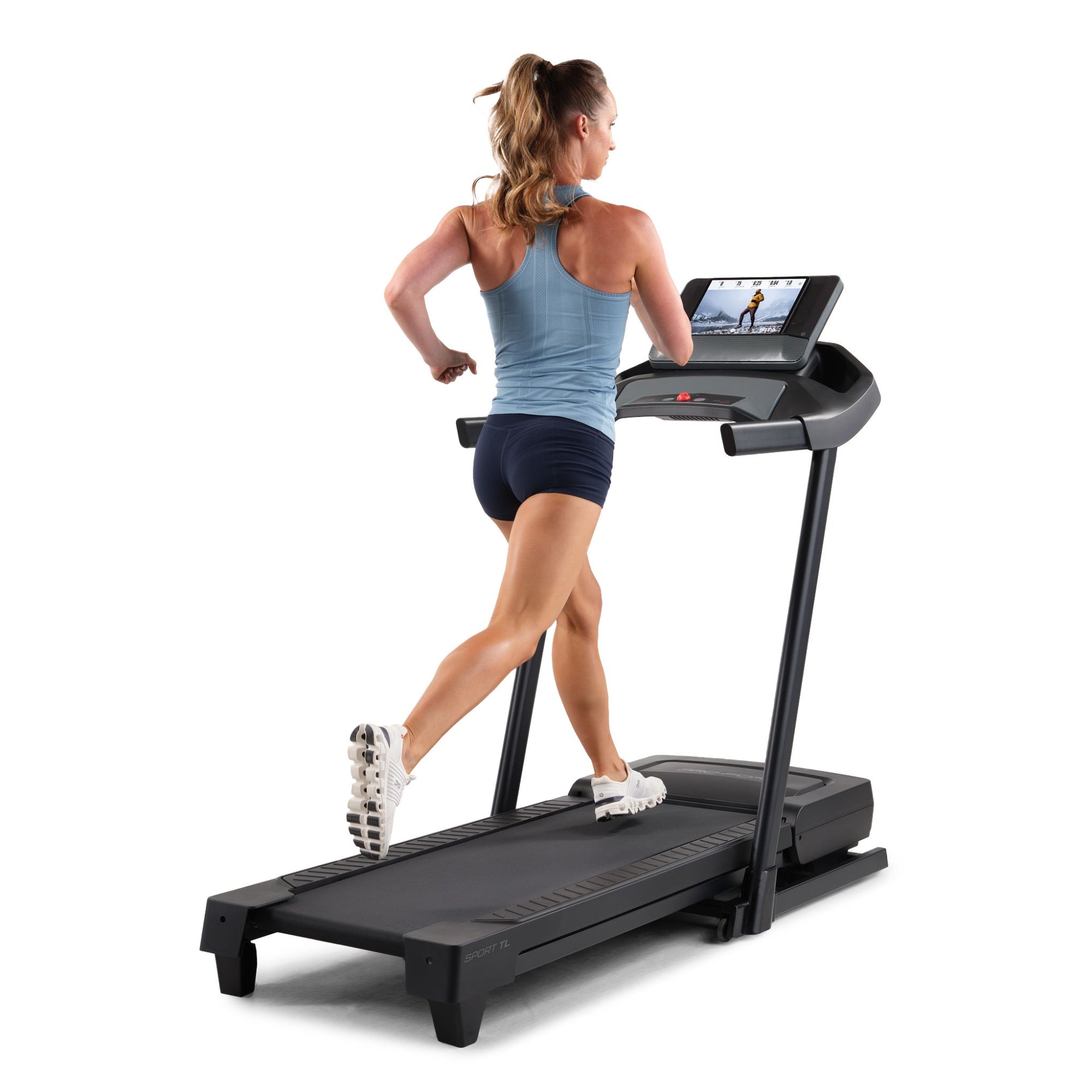 ProForm Sport TL Treadmill - Foldable Home Exercise Equipment for Cardio & Running Workouts - Perfect for Home Gym, Small Spaces & Indoor Fitness Training