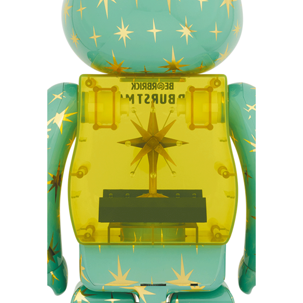 BEARBRICK STAR BURST MAGIC 1000% Light Up Collectible Figure - Glowing LED Art Toy for Home Display & Night Light | Perfect for Anime Fans & Designer Toy Collections