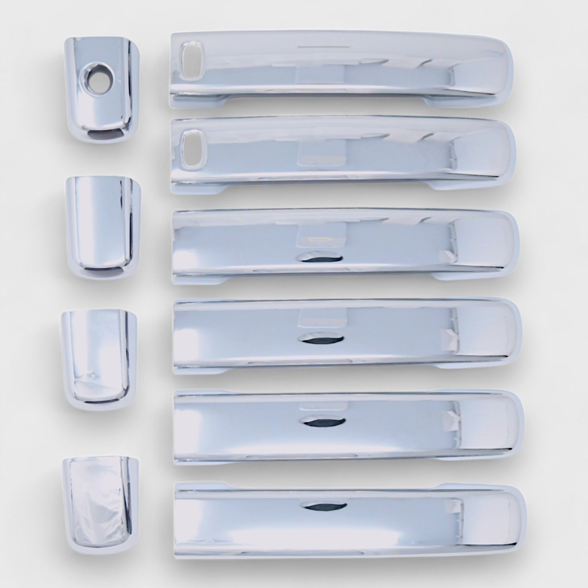 Chrome Door Handle Cover with Smart Key - DH330 | Secure & Stylish Home Upgrade for Front Doors & Entryways