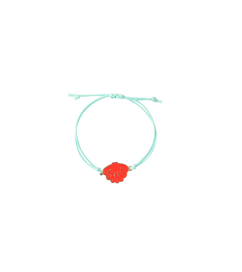 Shell Enamel Charm Bracelet - Elegant Beach Jewelry for Women | Perfect for Summer Vacations, Weddings & Boho Fashion
