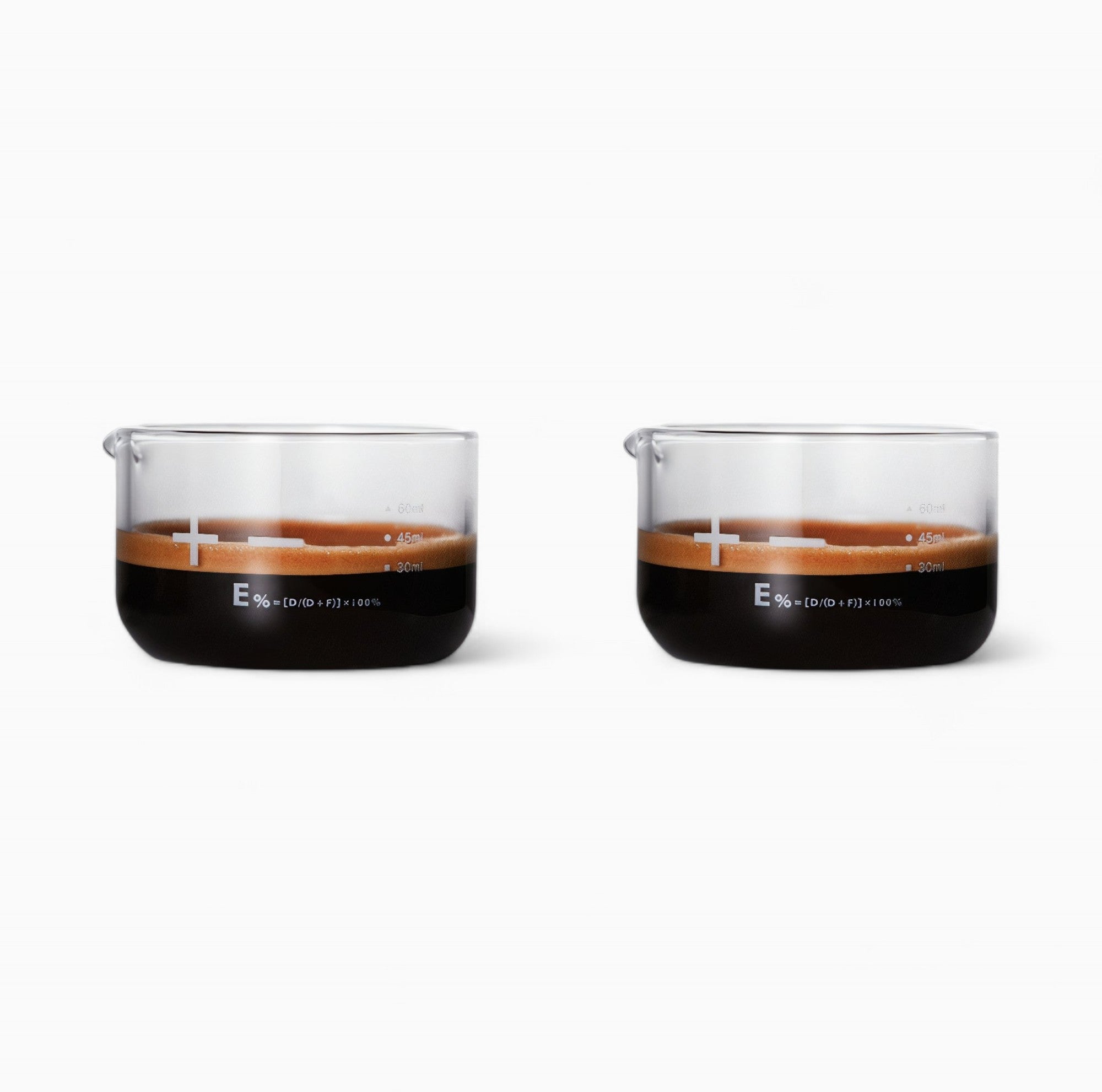 Precision Espresso Shot Glass with Measuring Scale - Perfect for Coffee Brewing, Cocktail Mixing & Kitchen Measuring