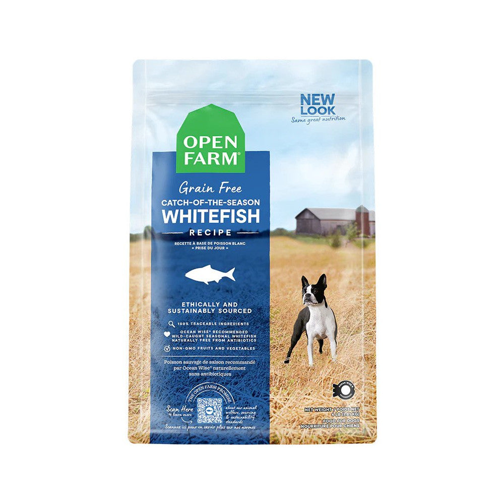 Premium Whitefish Dry Dog Food - Grain-Free, High Protein for All Breeds & Ages - Perfect for Active Dogs & Sensitive Stomachs