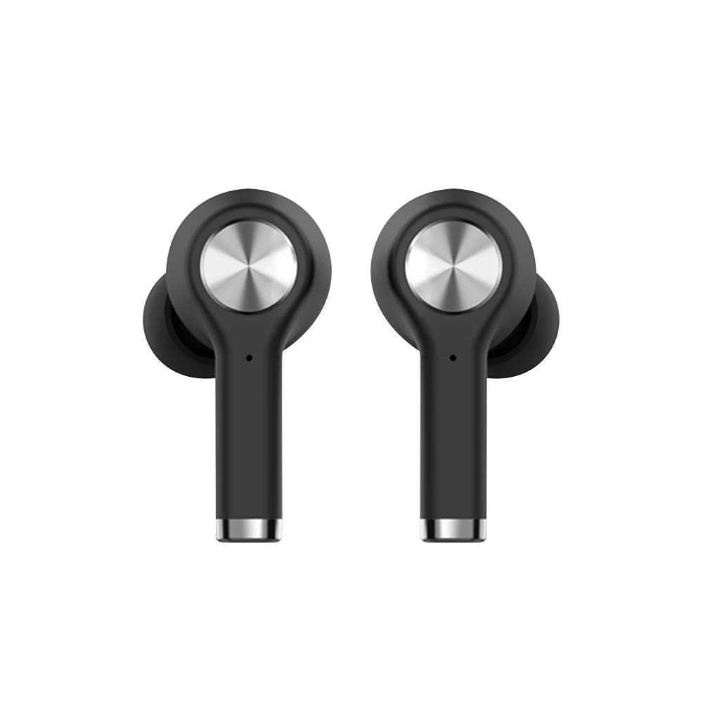 Portable Bluetooth Smart Language Translator Device - Multi-Language Electronic Translator for Travel, Business & Learning | Wireless Headset for Sports & Meetings | Black