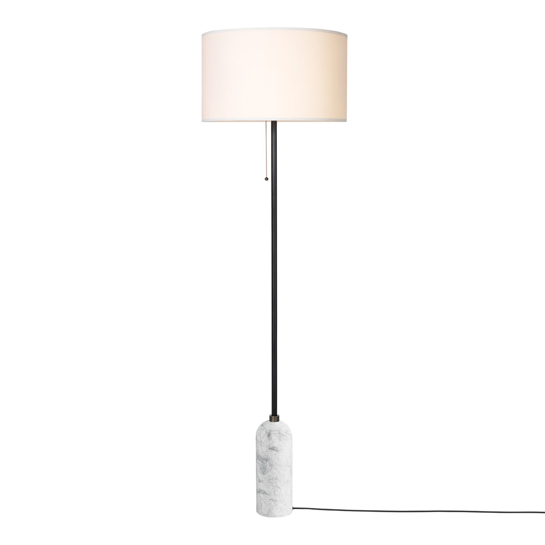 Modern Gravity Floor Lamp with Adjustable Brightness - Stylish LED Standing Light for Living Room, Bedroom, or Office - Perfect for Reading, Relaxing, and Ambient Lighting
