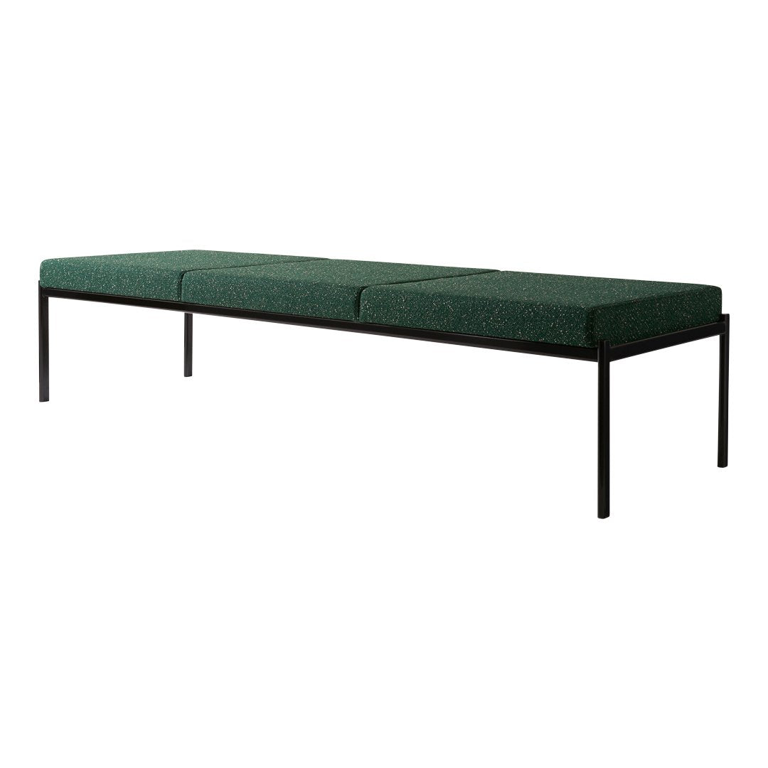 Kiki Bench - 3 Seater Wooden Sofa for Living Room, Patio & Entryway - Modern Farmhouse Style Bench with Cushion