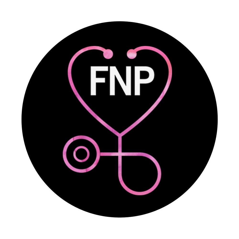 FNP Gift Ideas - Swappable PopSockets PopGrip for Phones & Tablets | Perfect Gift for Family Nurse Practitioners, Healthcare Workers & Medical Students | Great for Clinical Rotations, Hospital Shifts & Nursing School