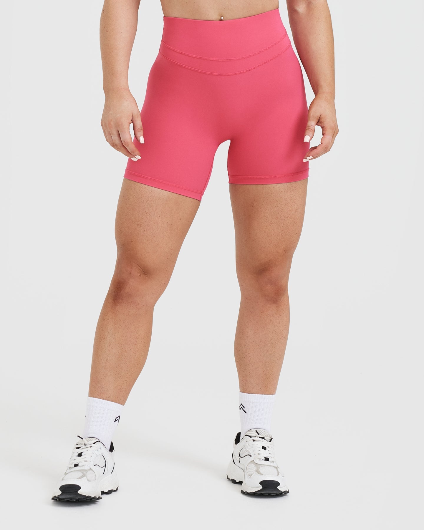 High Waisted Velvet Shorts for Women - Soft & Stretchy Pink Shorts | Perfect for Summer, Lounge, and Casual Outfits