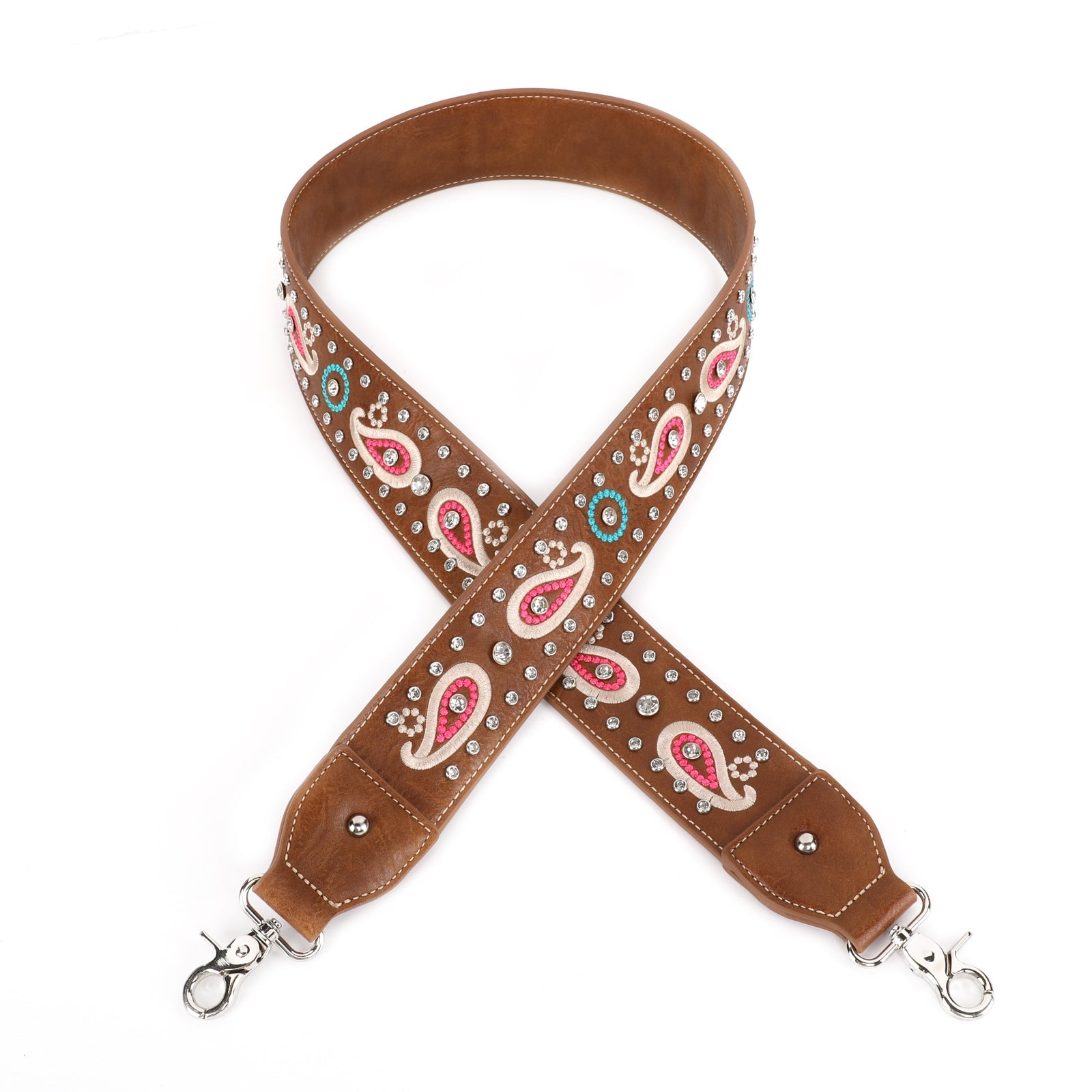 Montana West Embroidered Paisley Western Crossbody Bag with Adjustable Shoulder Strap - Perfect for Cowgirl Fashion, Rodeo Events & Country Music Concerts
