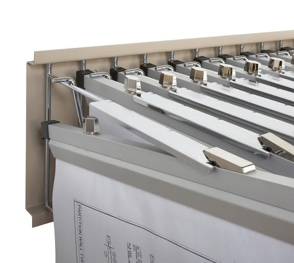 617 Pivot Wall Rack with Brackets - Heavy Duty Blueprint Holder for Architects & Engineers - Perfect for Office, Construction Site & Home Studio Organization