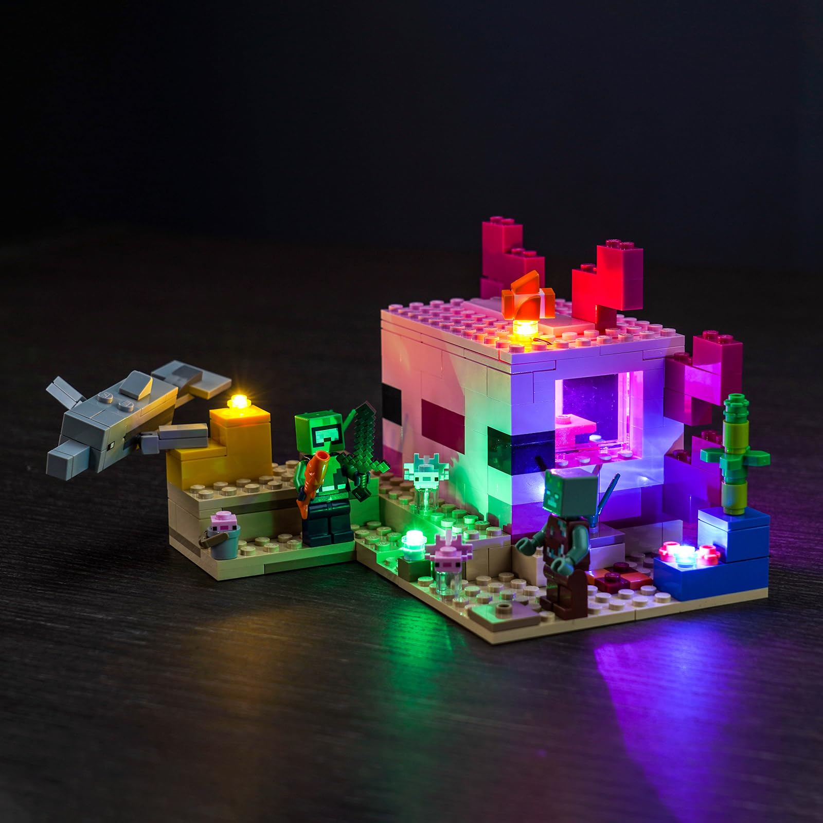 LED Light Kit for Lego The Axolotl House 21247 Building Set - Decorative Lighting Only (No Bricks Included) - Perfect for Display, Night Lights & Lego Model Enhancement