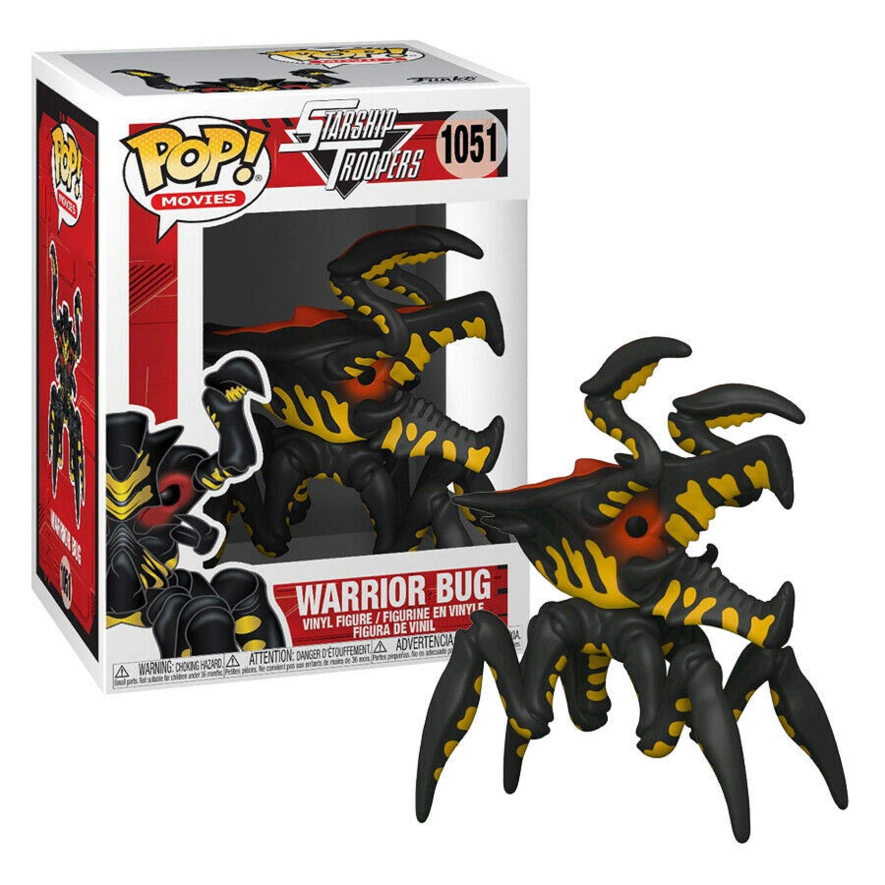 Funko Pop Movies Starship Troopers Warrior Bug #1051 Vinyl Collectible Figure with EcoTek Protector Case - Perfect for Display, Movie Fans & Sci-Fi Collectors