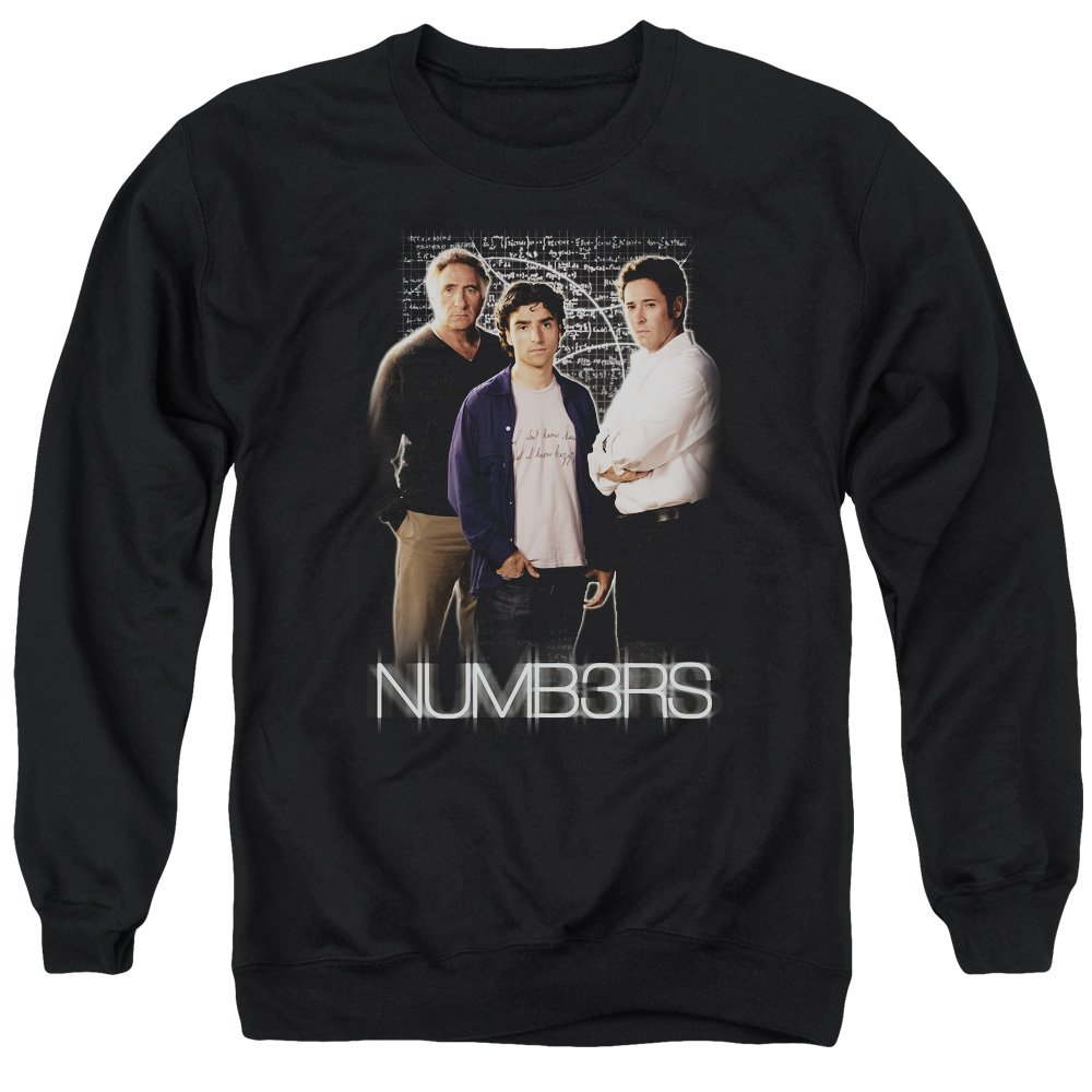 Unisex Numbers Equations Crewneck Sweatshirt for Men & Women - Casual Math-Themed Pullover for School, Work & Everyday Wear