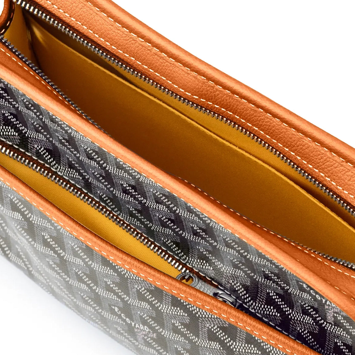 Goyard Jouvence MM Black/Tan Washbag - Luxury Travel Cosmetic Bag for Women & Men - Perfect for Toiletries, Makeup, and Travel Essentials
