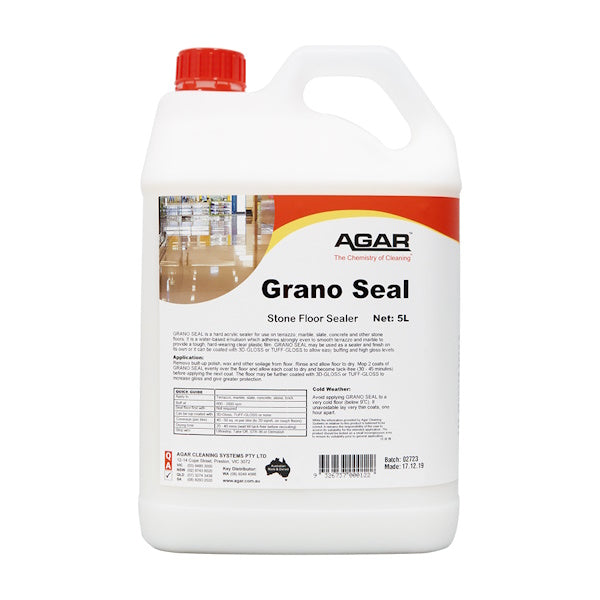 Premium Agar Grano Seal Stone Floor Sealer - Waterproof & Durable Protection for Natural Stone, Tile & Concrete - Perfect for Indoor/Outdoor Use in Kitchens, Bathrooms & Patios