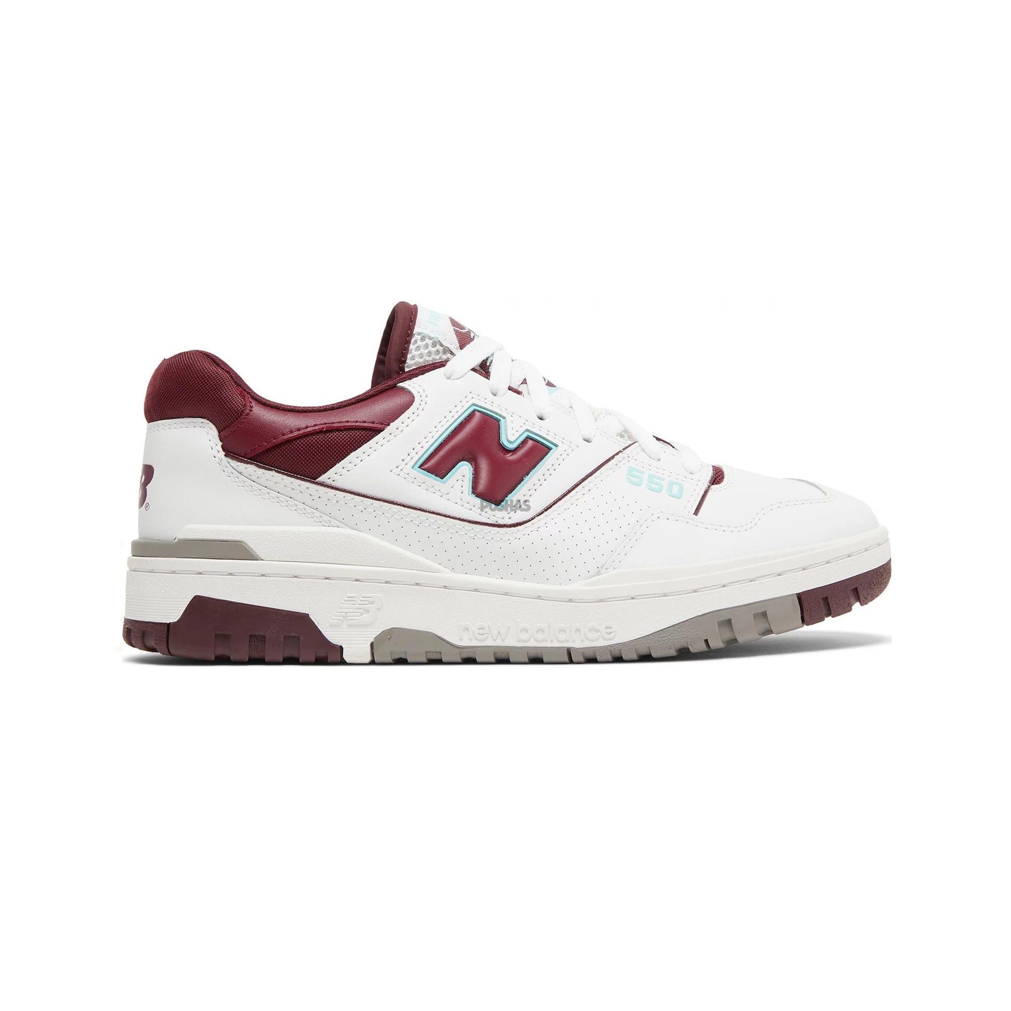 550 'Burgundy Cyan' Sneakers (2022) - Trendy Casual Shoes for Men & Women | Perfect for Running, Walking & Streetwear Fashion