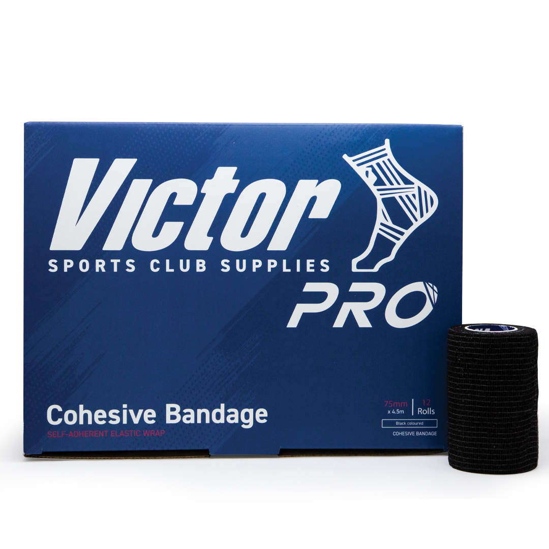 Victor Pro Cohesive Bandage Box - Self-Adhering Medical Wrap for Sports Injuries, First Aid & Veterinary Use - Latex-Free & Breathable Support Bandage for Ankles, Wrists & Joints (Ideal for Athletes, Nurses & Pet Care)