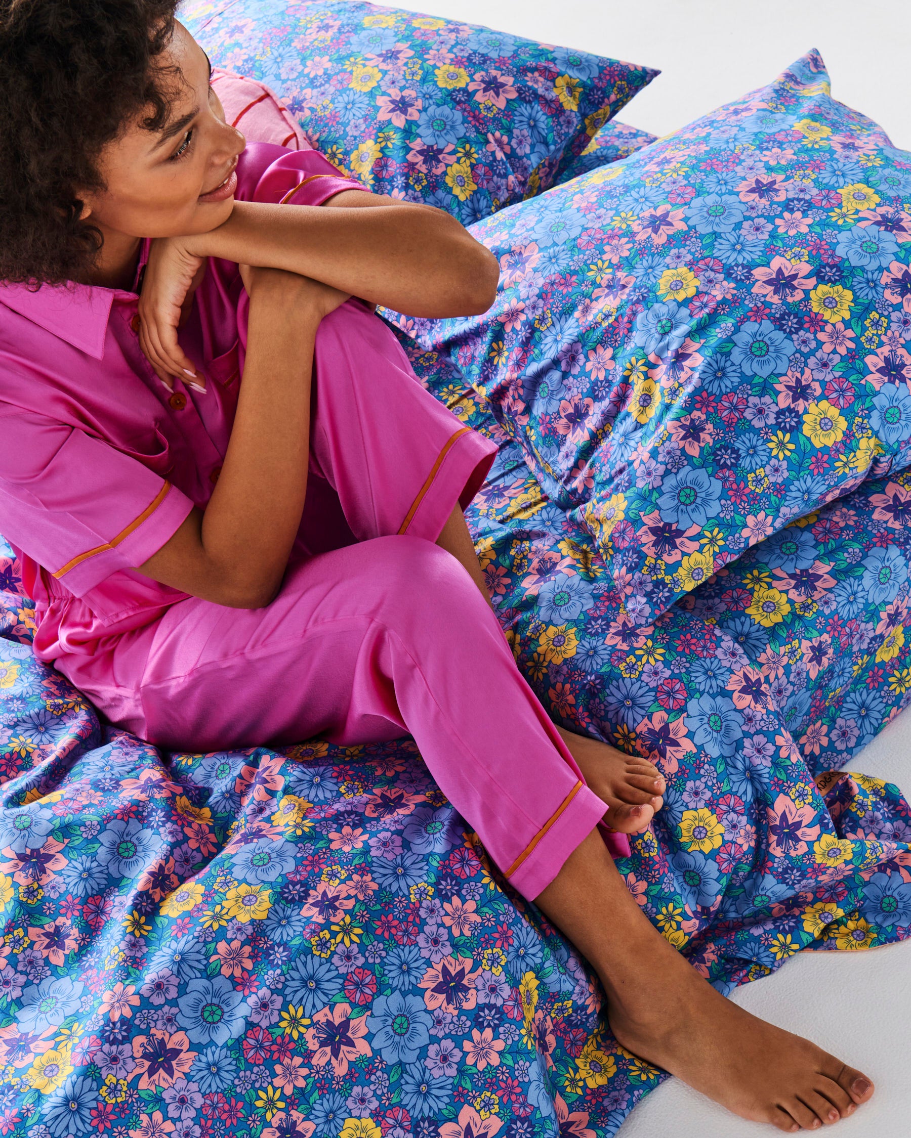 Bunch Of Fun Organic Cotton Quilt Cover Set - Soft & Hypoallergenic Bedding for US Homes - Perfect for Master Bedrooms, Guest Rooms & Cozy Nights