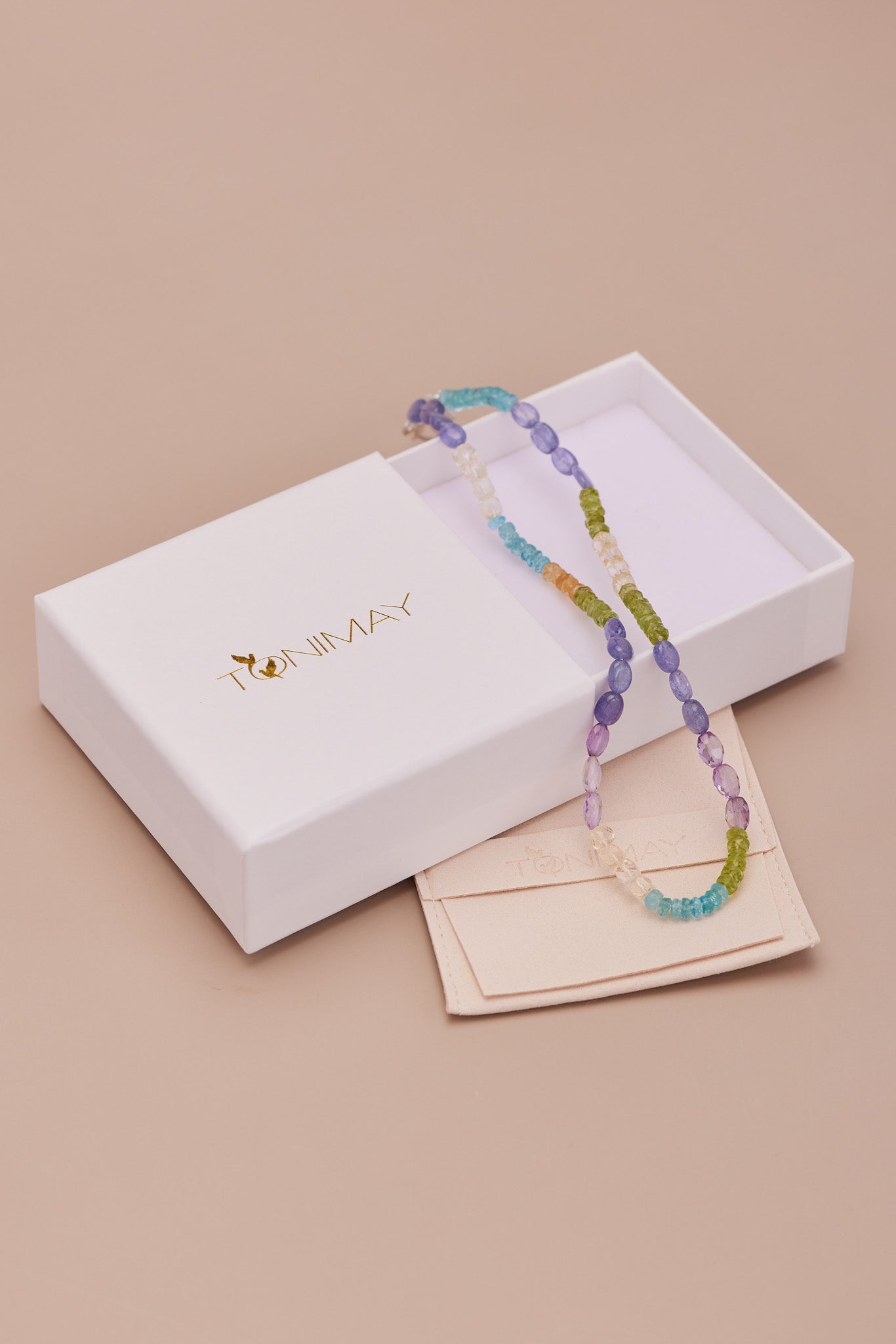 Azul Silver Beaded Necklace for Women - Elegant Sterling Silver Jewelry with Blue Beads - Perfect for Weddings, Parties & Everyday Wear