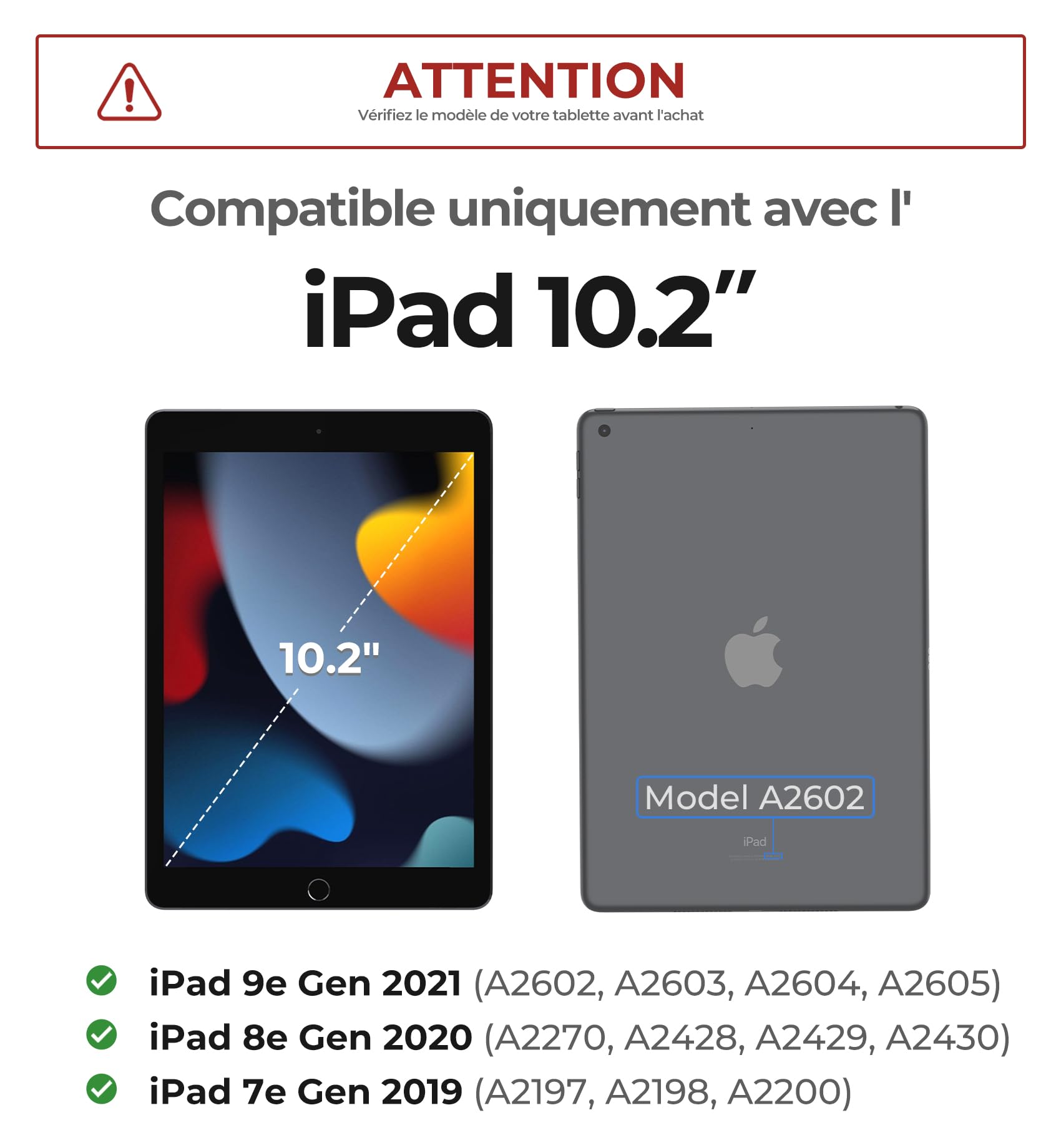Dexnor Keyboard Case for iPad 9th/8th/7th Generation 10.2