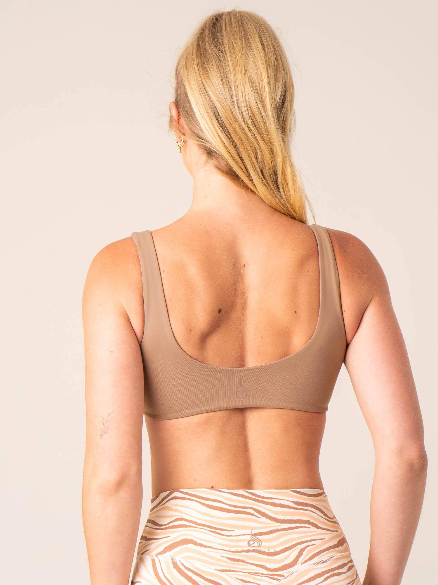 Unstoppable Lounge Bra - Comfortable Wireless Bralette in Mocha Brown for Yoga, Sleep & Relaxation at Home