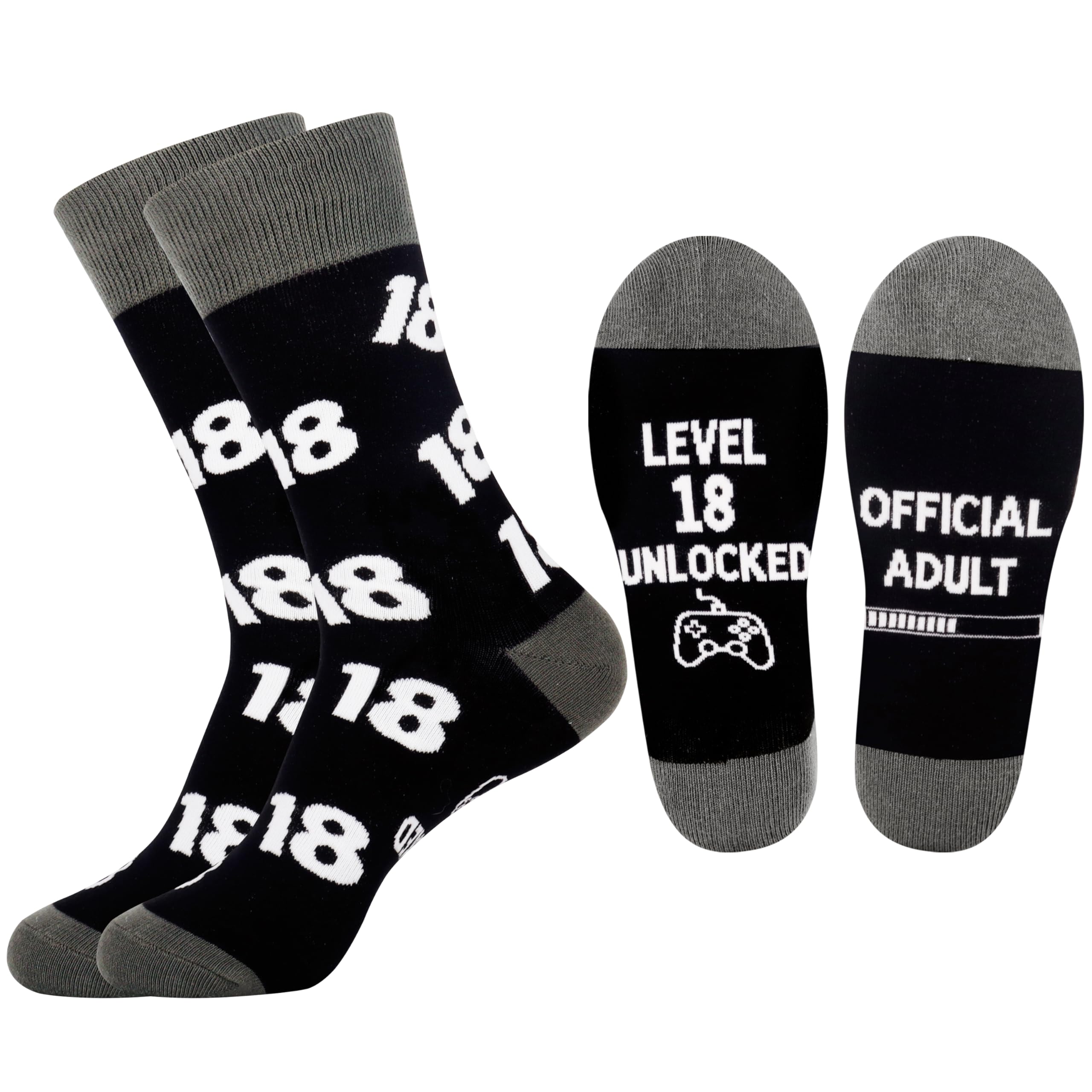 Belloxis Cool Mens Socks for Teen Boys 13-18 Years Old - Fun Gift Ideas for Teenage Boys | School, Sports & Casual Wear