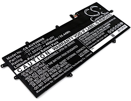 Original ASUS Q324UA UX360UA UX360UA-1A Replacement Battery 0B200-02080000 C31N1528 - Compatible Laptop Battery for Work, Travel & Home Office Use