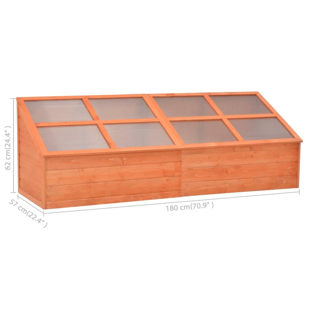Premium Wooden Greenhouse Kit for Plants - 70.9